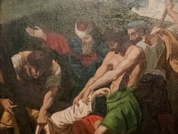 IX. Station: Jesus fällt zum dritten Mal unter dem Kreuz